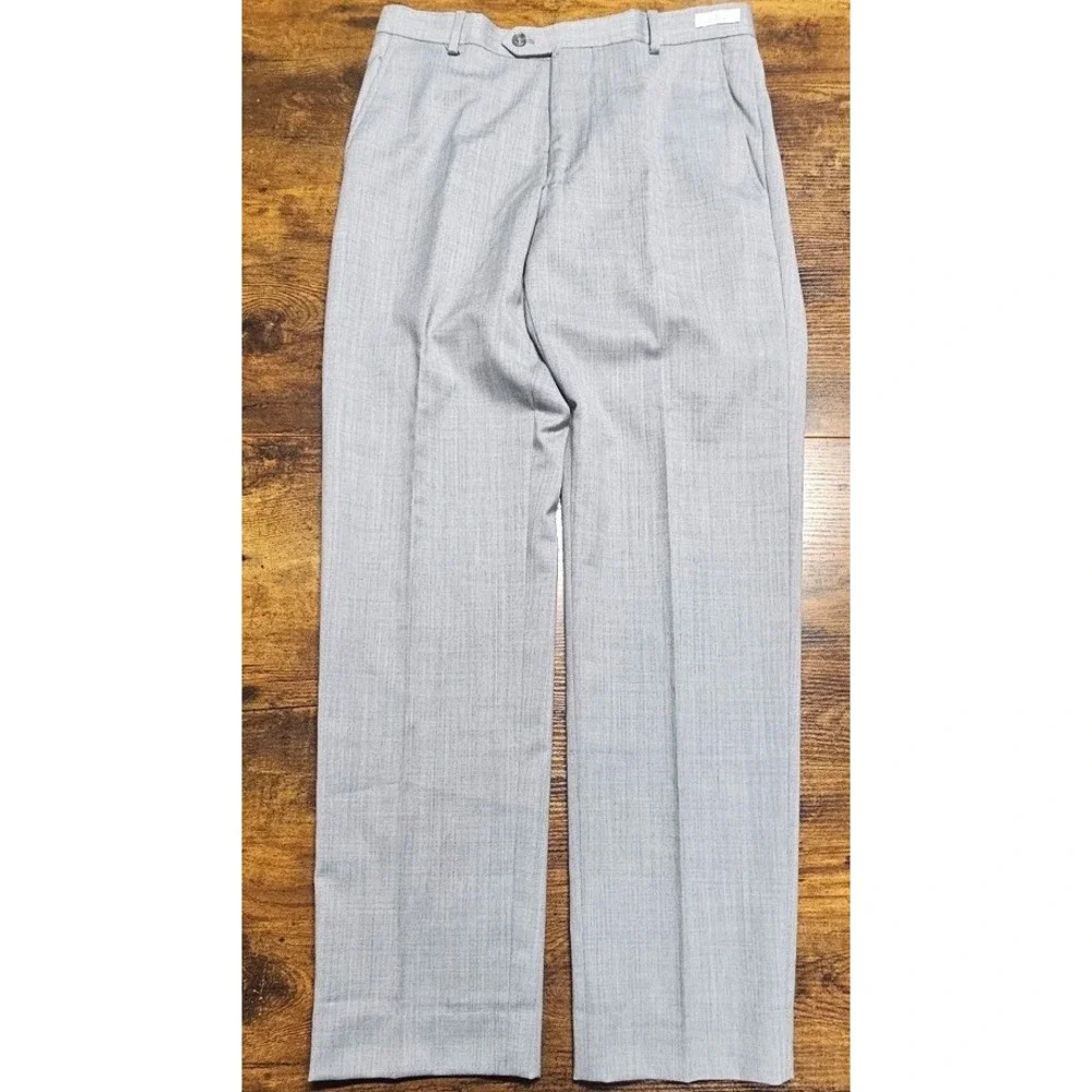 Jos A Banks 1905 Suit Separates Tailored Fit Gray Pants Men's Size 30x32 NWT